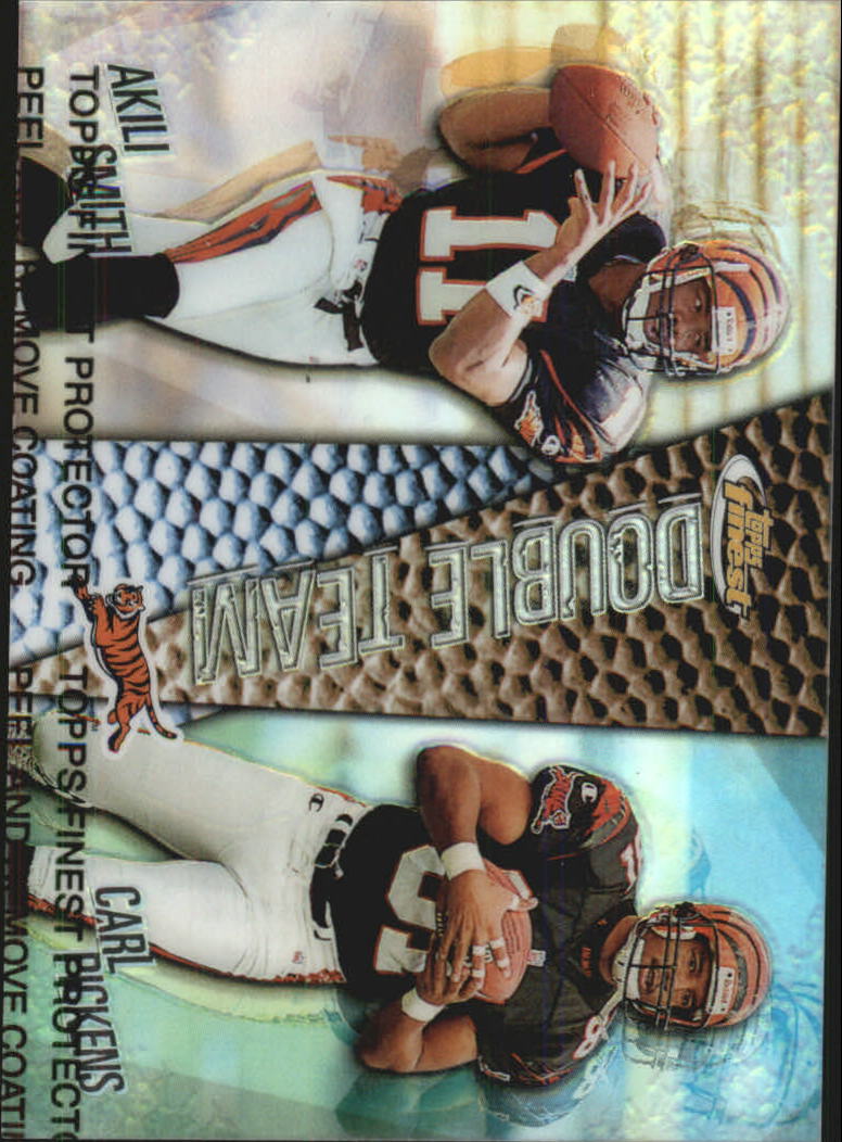 1999 Finest Double Team Dual Refractors #DT1 Ak.Smith/C.Pickens