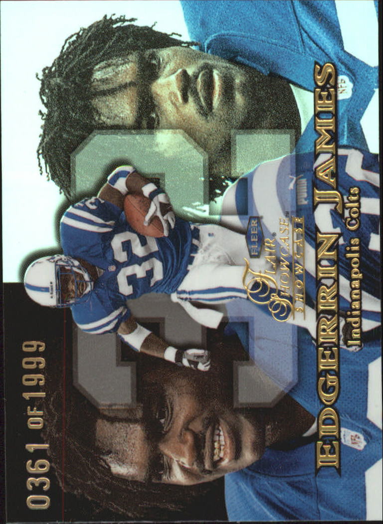 1999 Flair Showcase #176 Edgerrin James RC