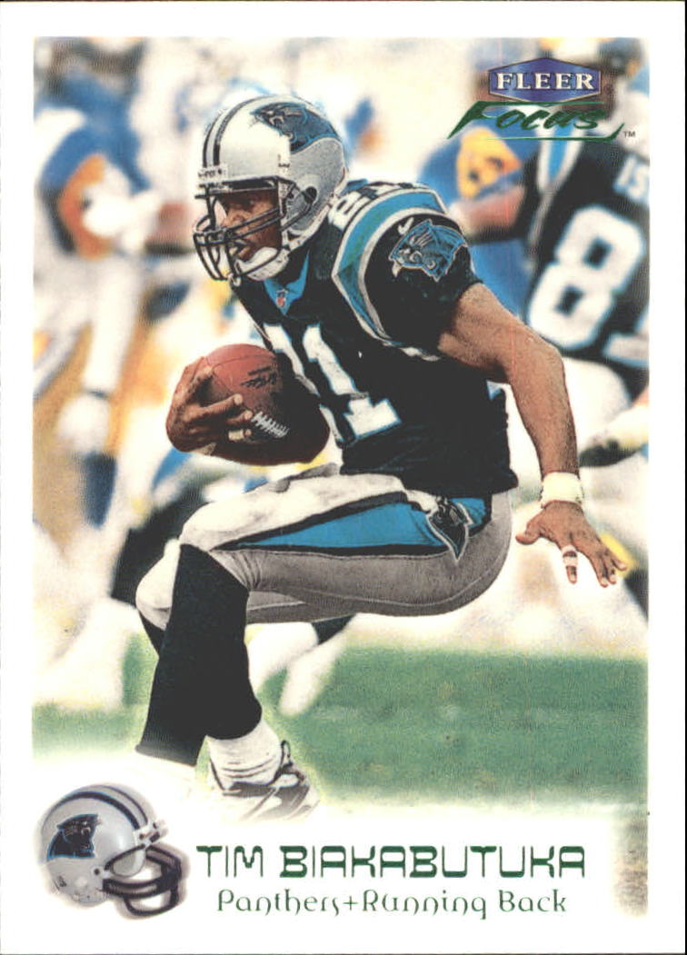 1999 Fleer Focus Stealth #5 Tim Biakabutuka