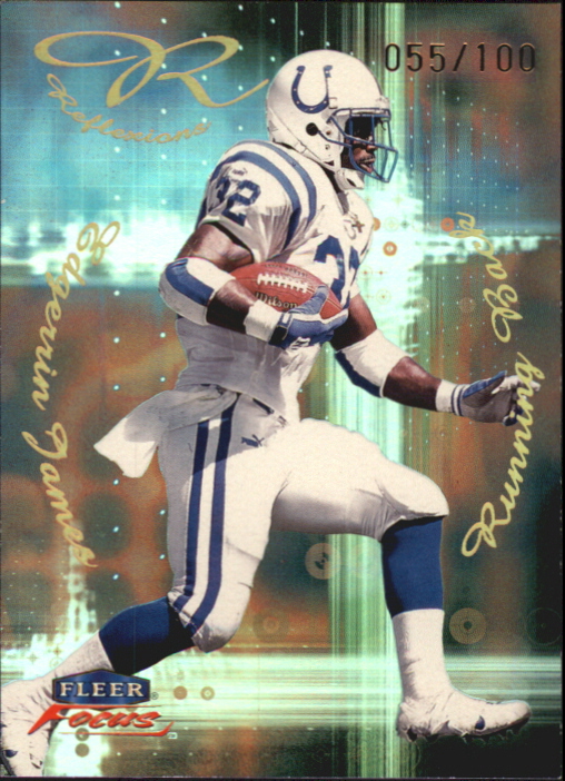 1999 Fleer Focus Reflexions #9R Edgerrin James