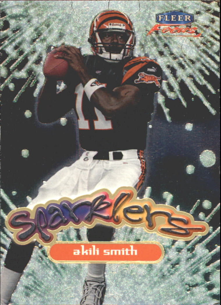1999 Fleer Focus Sparklers #3S Akili Smith