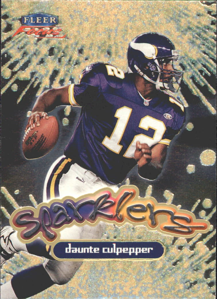 1999 Fleer Focus Sparklers #5S Daunte Culpepper