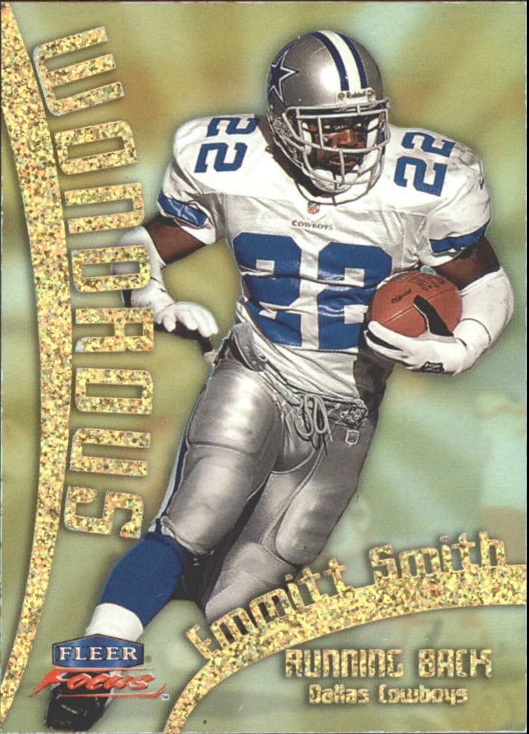 1999 Fleer Focus Wondrous #9W Emmitt Smith