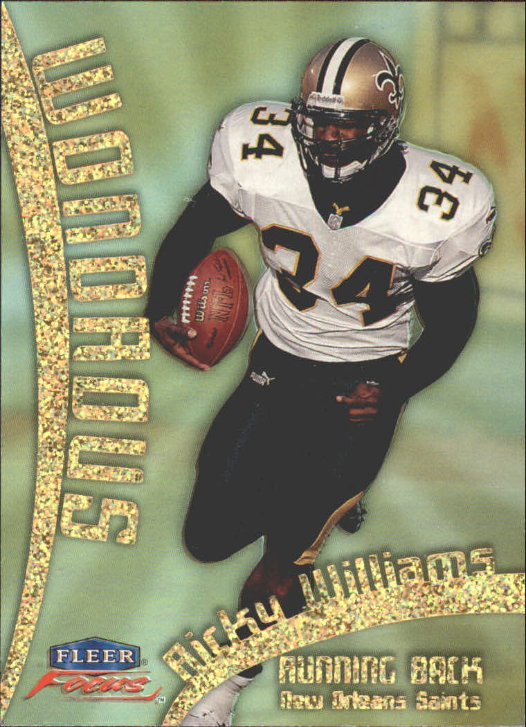 1999 Fleer Focus Wondrous #14W Ricky Williams