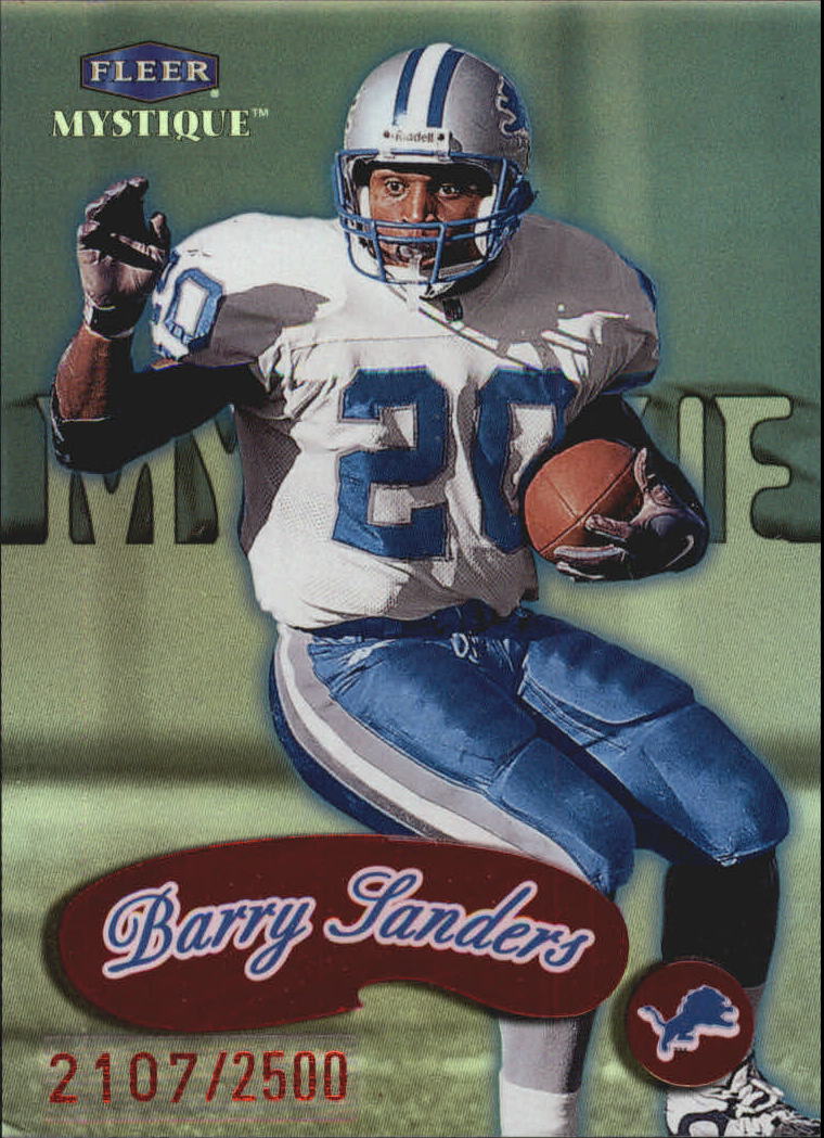 1999 Fleer Mystique #156 Barry Sanders STAR