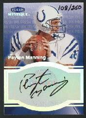 1999 Fleer Mystique Fresh Ink #22 Peyton Manning/250