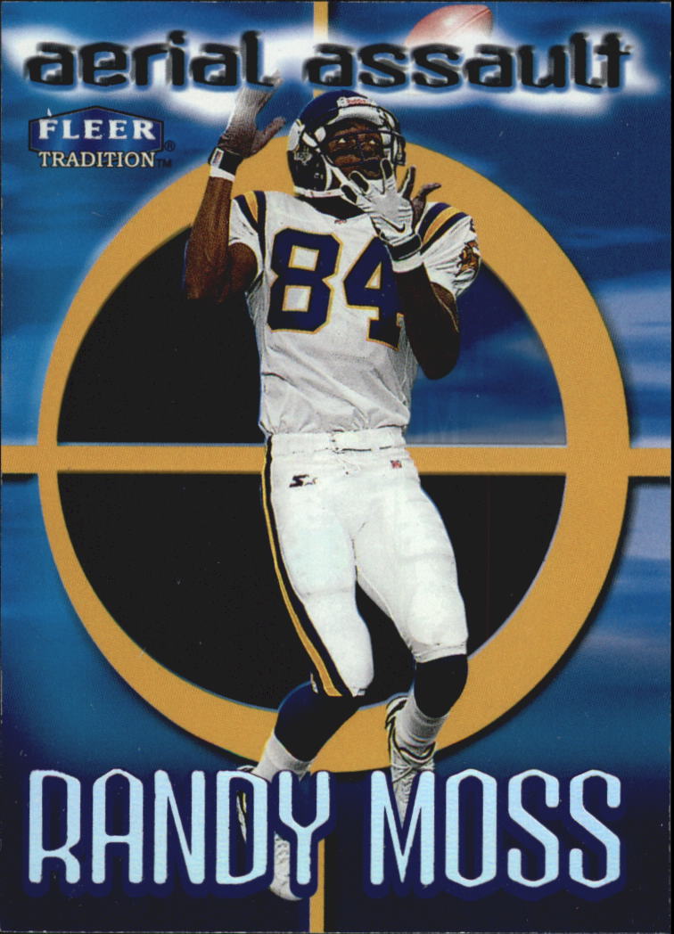 1999 Fleer Tradition Aerial Assault #12 Randy Moss
