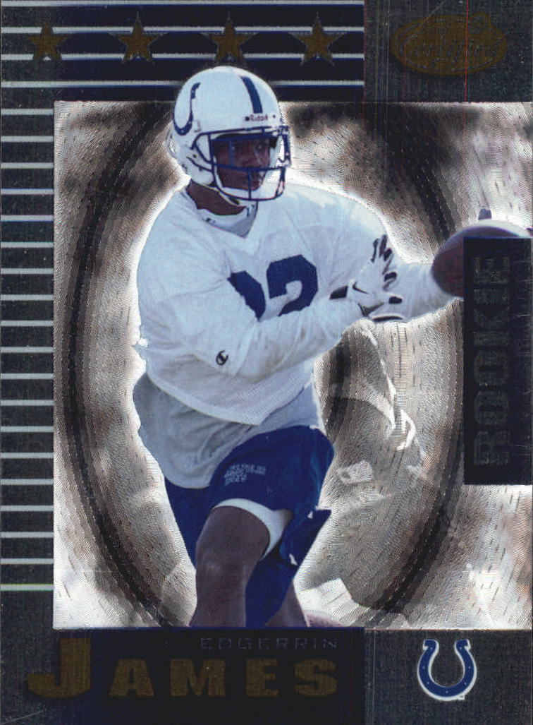 1999 Leaf Certified #198 Edgerrin James RC