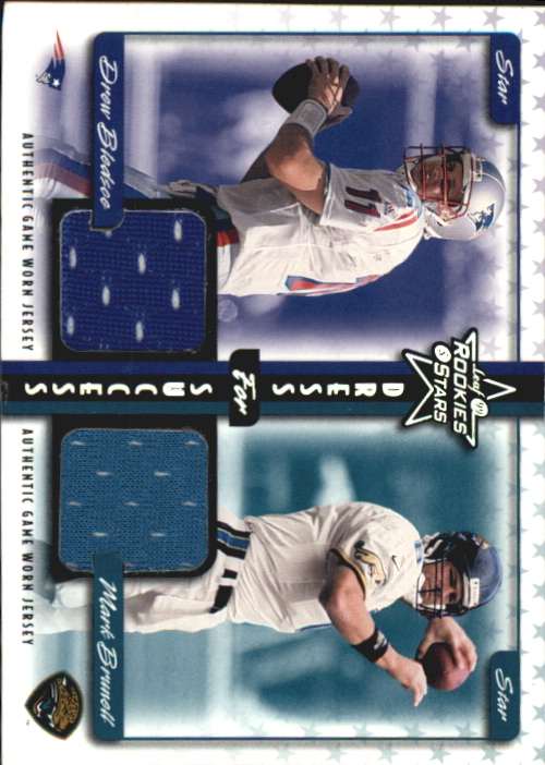 1999 Leaf Rookies and Stars Dress For Success #15 Drew Bledsoe/Mark Brunell