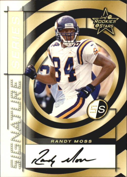 1999 Leaf Rookies and Stars Signature Series #SS16 Randy Moss