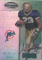 1999 Playoff Contenders SSD #173 Autry Denson AU/1825* RC