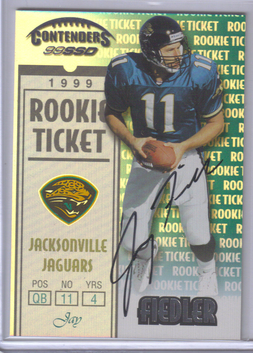 1999 Playoff Contenders SSD #201 Jay Fiedler AU/1825*