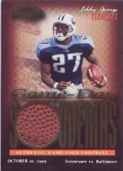 1999 Playoff Contenders SSD Game Day Souvenirs #GS7 Eddie George