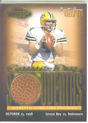 1999 Playoff Contenders SSD Game Day Souvenirs #GS9 Brett Favre