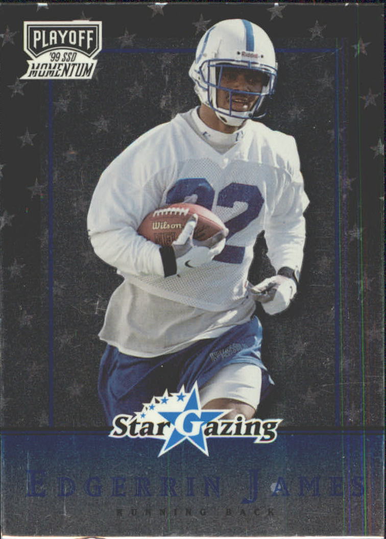 1999 Playoff Momentum SSD Star Gazing #SG21 Edgerrin James
