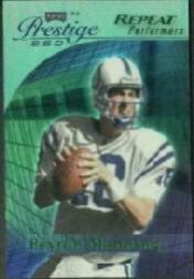 1999 Playoff Prestige SSD Spectrum Green #152 Peyton Manning RP