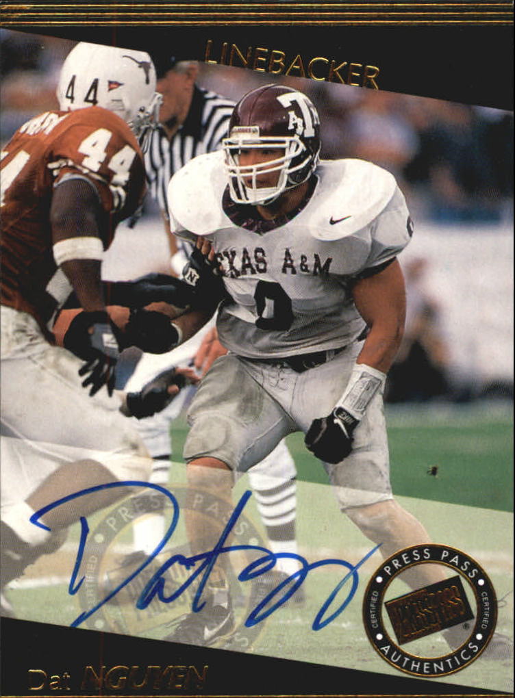 1999 Press Pass Autographs #35 Dat Nguyen