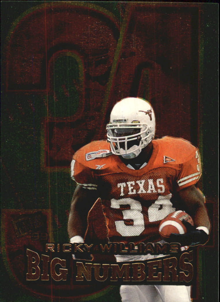 1999 Press Pass Big Numbers #BN2 Ricky Williams