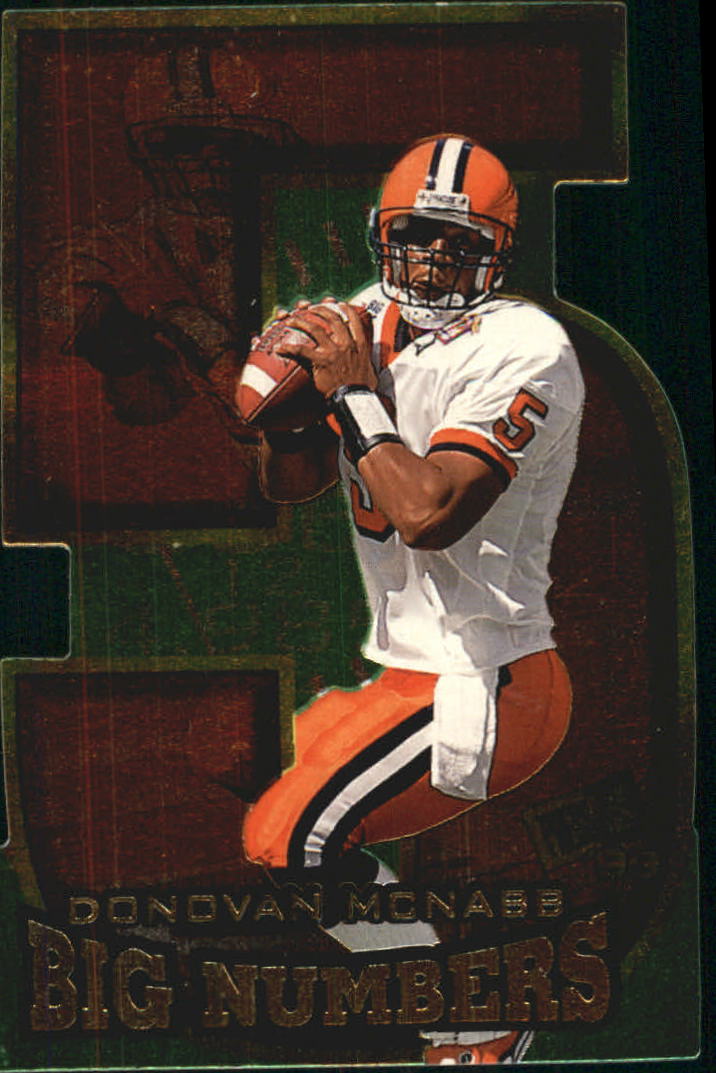 1999 Press Pass Big Numbers Die Cuts #BN3 Donovan McNabb