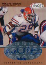 1999 SAGE Autographs Bronze #A40 Mike Peterson/650