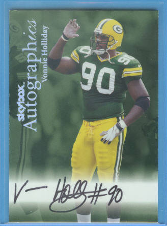 1999 SkyBox Premium Autographics #40 Vonnie Holliday/D/EX/MM/MU/S