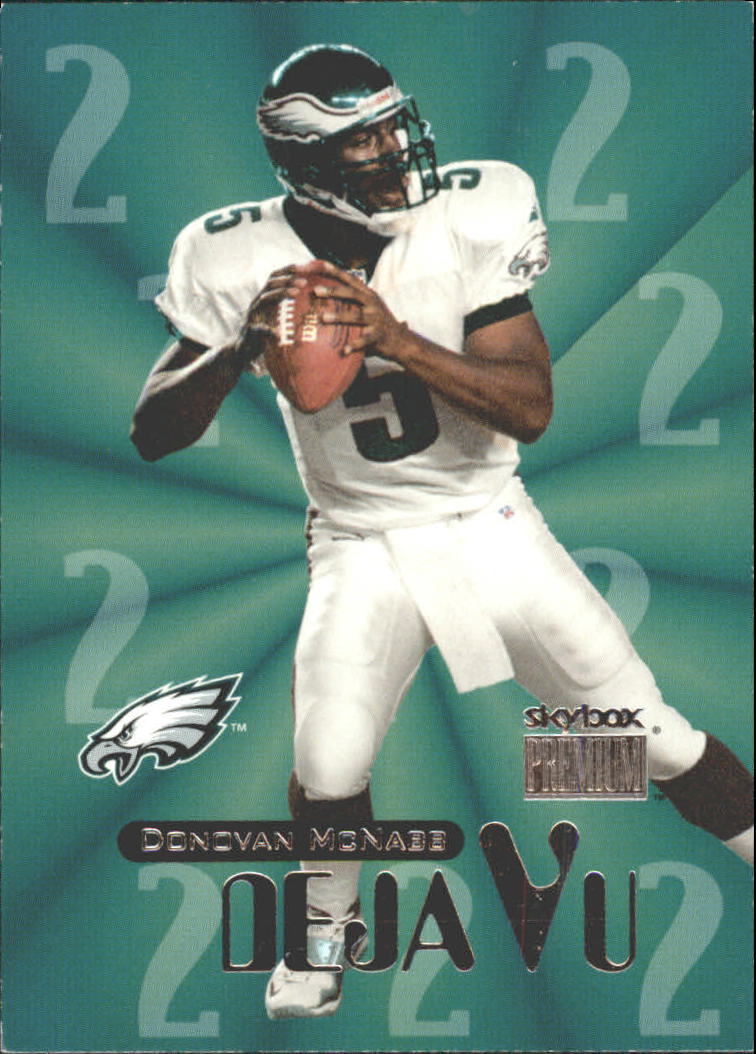 1999 SkyBox Premium DejaVu #7DV D.McNabb/M.Faulk