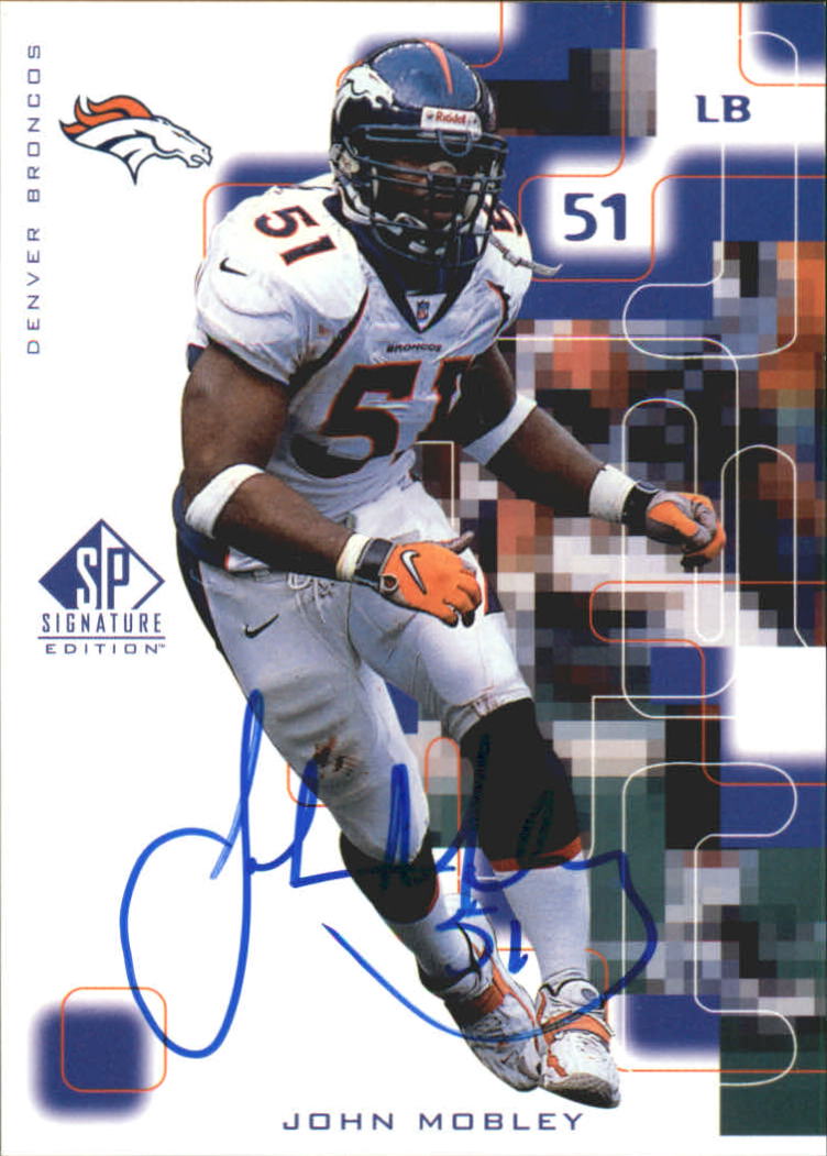 1999 SP Signature Autographs #JM John Mobley
