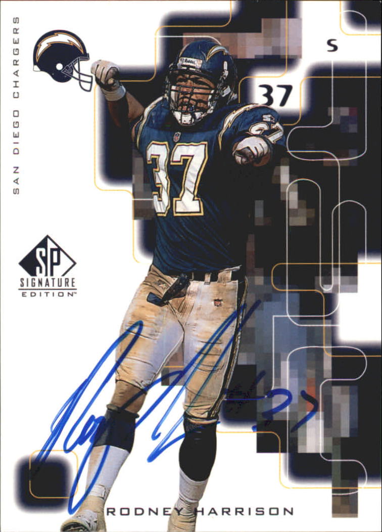 1999 SP Signature Autographs #RH Rodney Harrison
