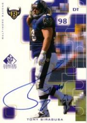 1999 SP Signature Autographs #TS Tony Siragusa
