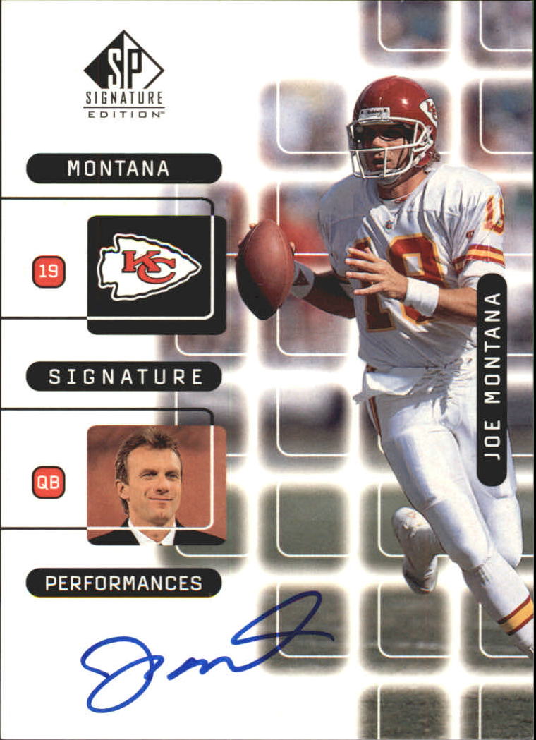 1999 SP Signature Montana Signature Performances #J10A Joe Montana