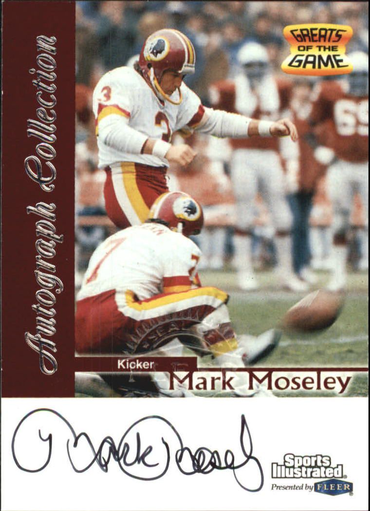 1999 Sports Illustrated Autographs #22 Mark Moseley