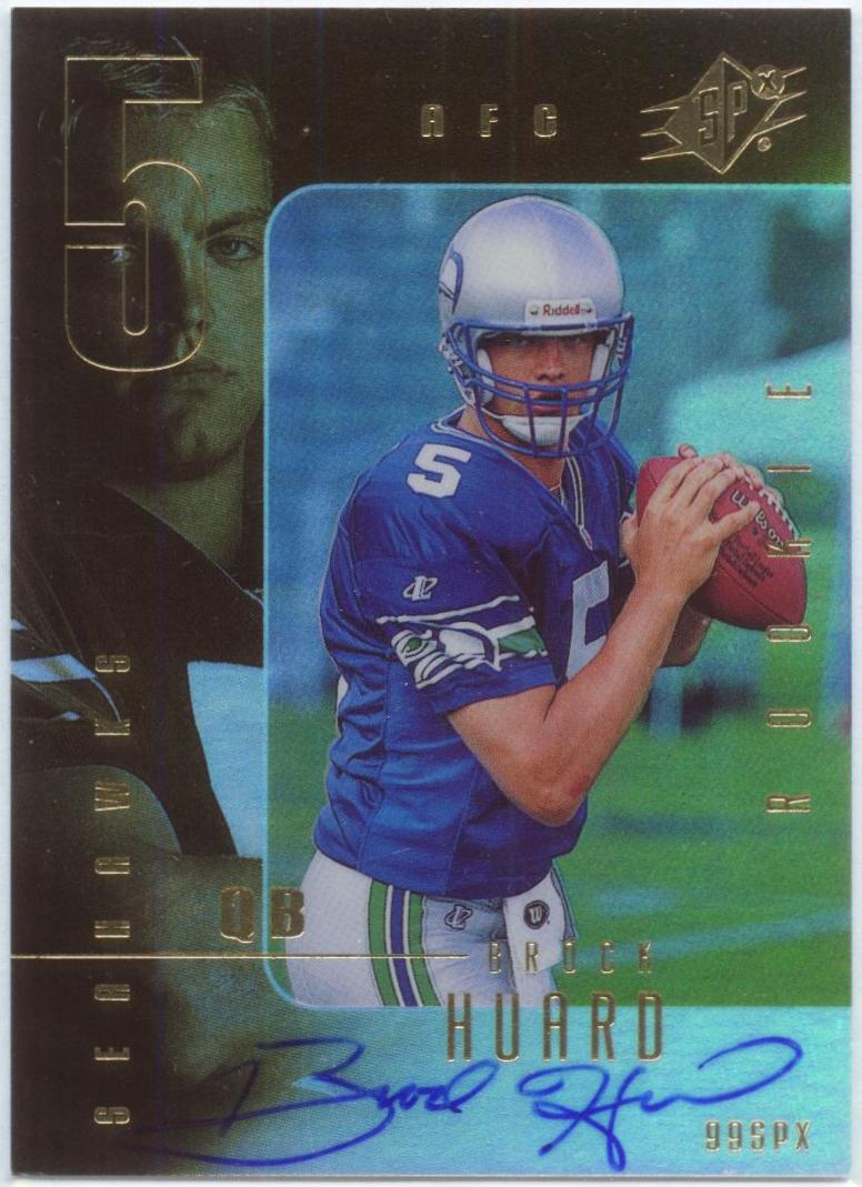 1999 SPx #128 Brock Huard AU RC