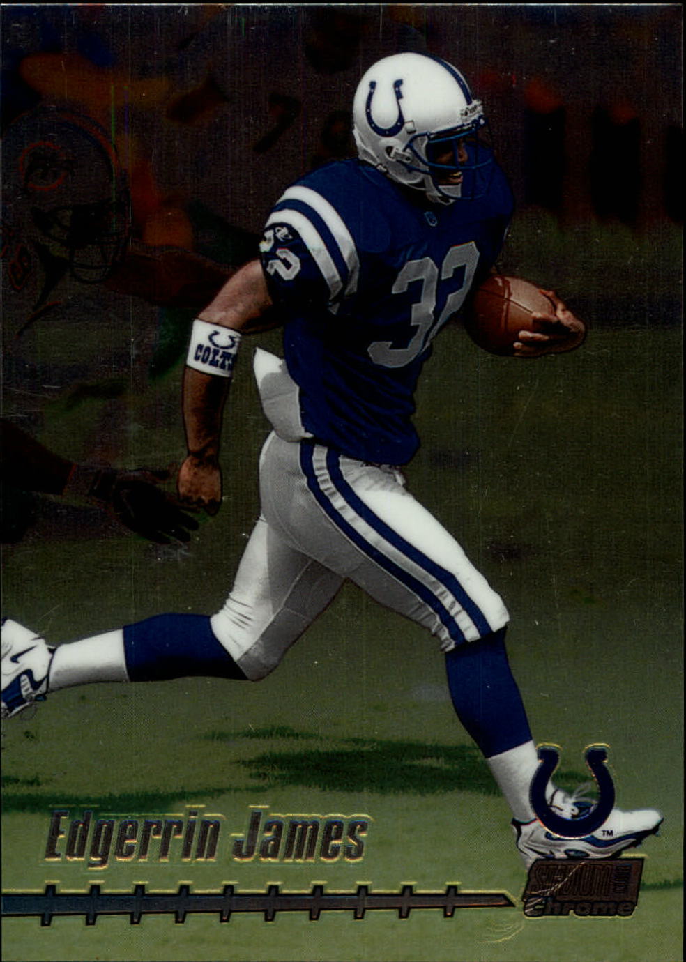 1999 Stadium Club Chrome Previews Jumbos #C17 Edgerrin James