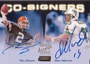 1999 Stadium Club Co-Signers #CS3 Dan Marino/Tim Couch