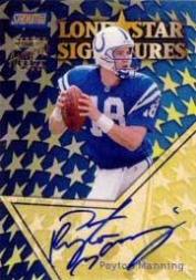 1999 Stadium Club Lone Star Signatures #LS3 Peyton Manning