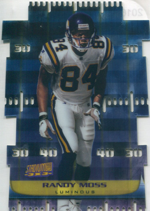 1999 Stadium Club 3X3 Luminous #T3B Randy Moss