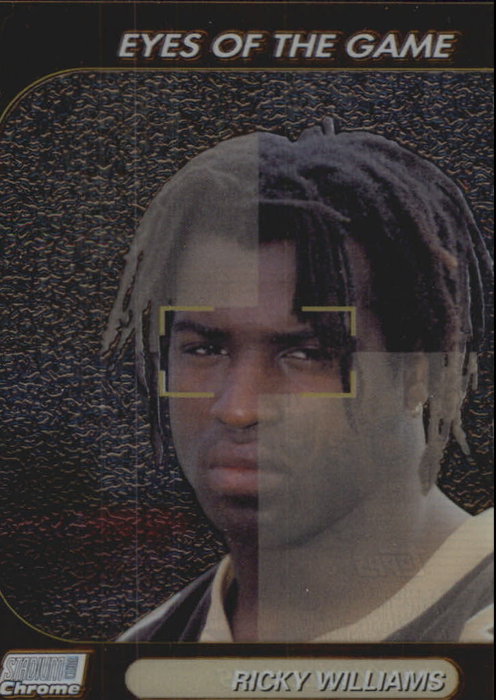1999 Stadium Club Chrome Eyes of the Game #21 Ricky Williams