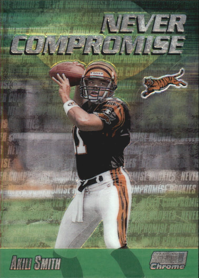 1999 Stadium Club Chrome Never Compromise #NC7 Akili Smith