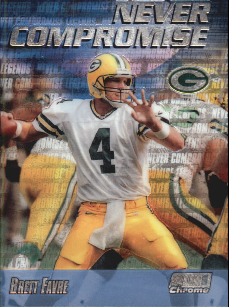 1999 Stadium Club Chrome Never Compromise #NC35 Brett Favre