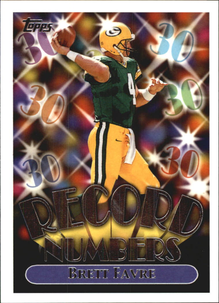 1999 Topps Record Numbers Silver #RN6 Brett Favre
