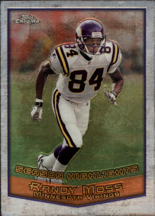 1999 Topps Chrome #126 Randy Moss SH