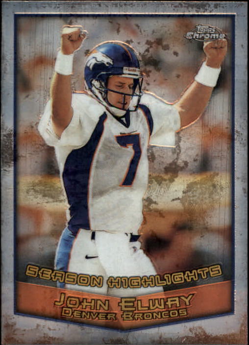 1999 Topps Chrome #127 John Elway SH