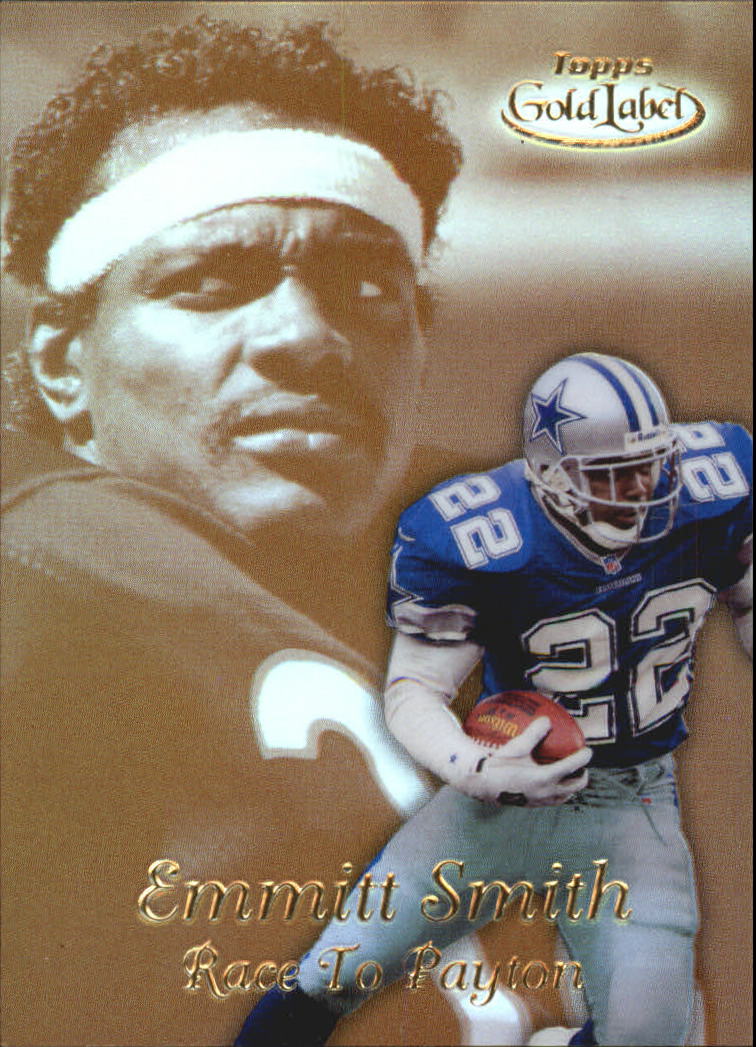 1999 Topps Gold Label Race to Gold #R6 Emmitt Smith