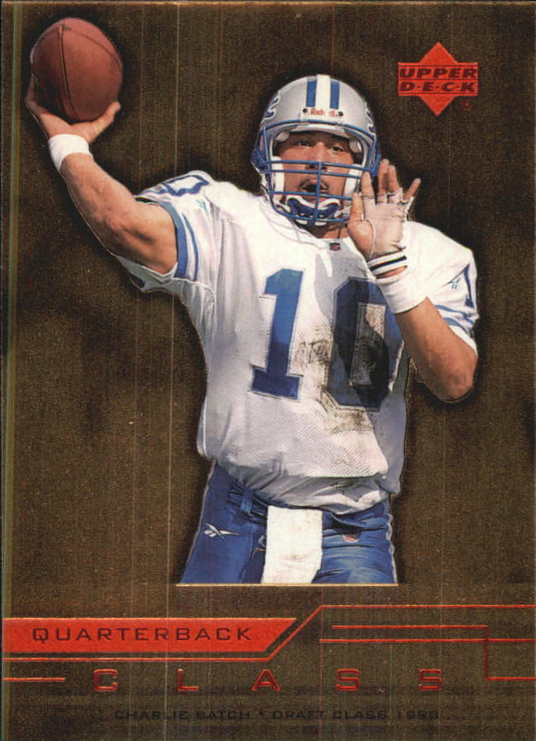 1999 Upper Deck Quarterback Class #QC10 Charlie Batch
