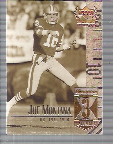 1999 Upper Deck Century Legends #3 Joe Montana