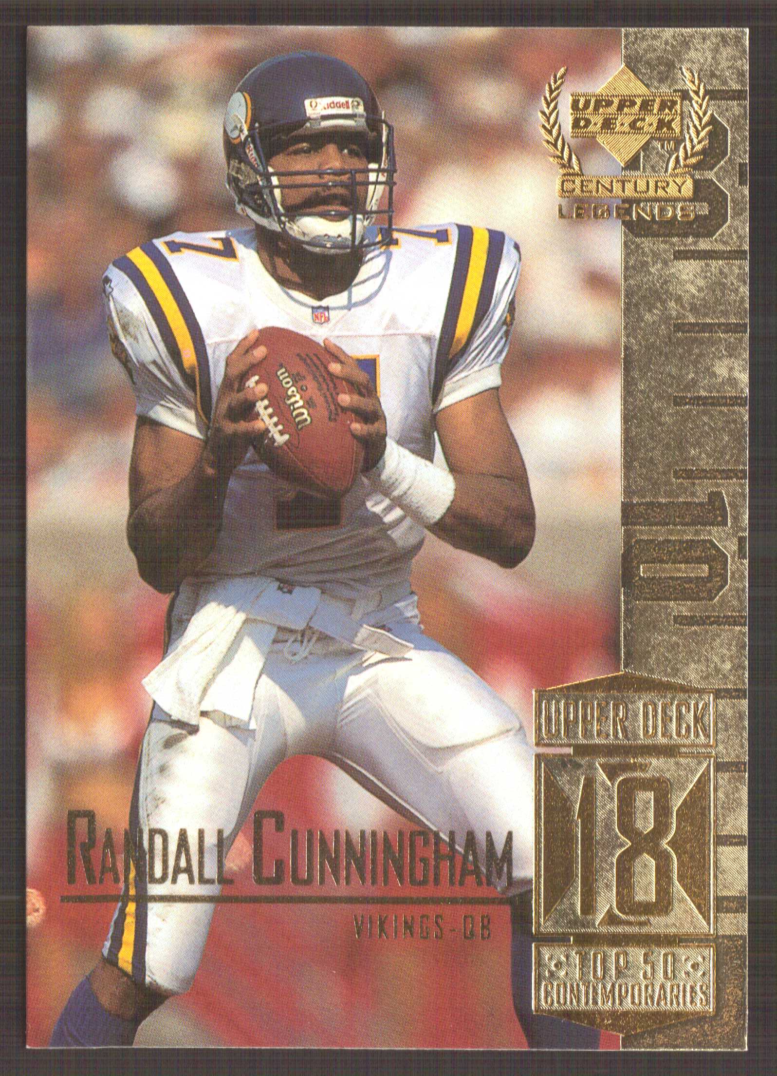 1999 Upper Deck Century Legends #68 Randall Cunningham