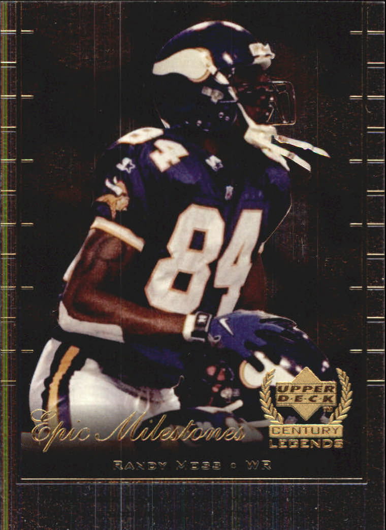 1999 Upper Deck Century Legends Epic Milestones #EM3 Randy Moss