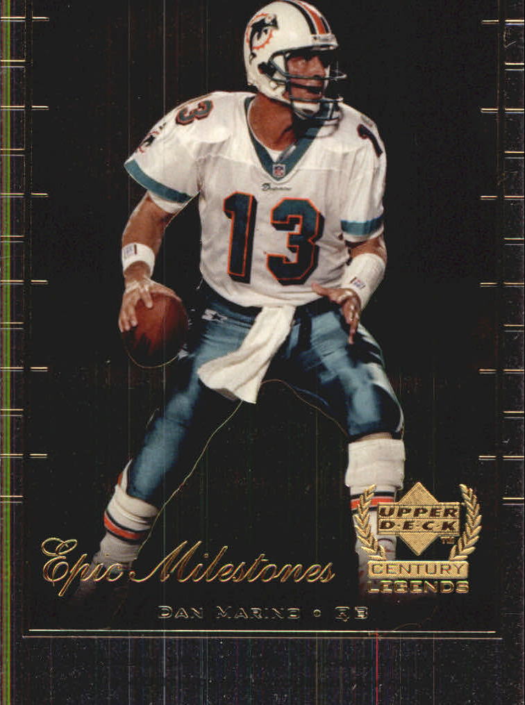 1999 Upper Deck Century Legends Epic Milestones #EM5 Dan Marino front image