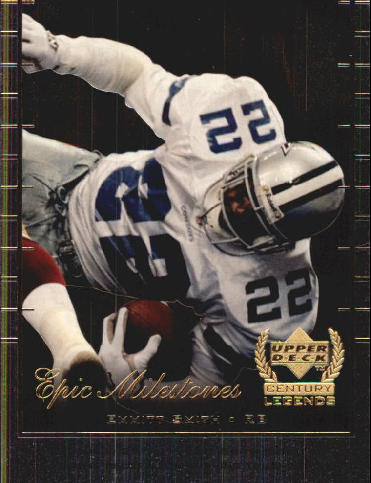 1999 Upper Deck Century Legends Epic Milestones #EM9 Emmitt Smith