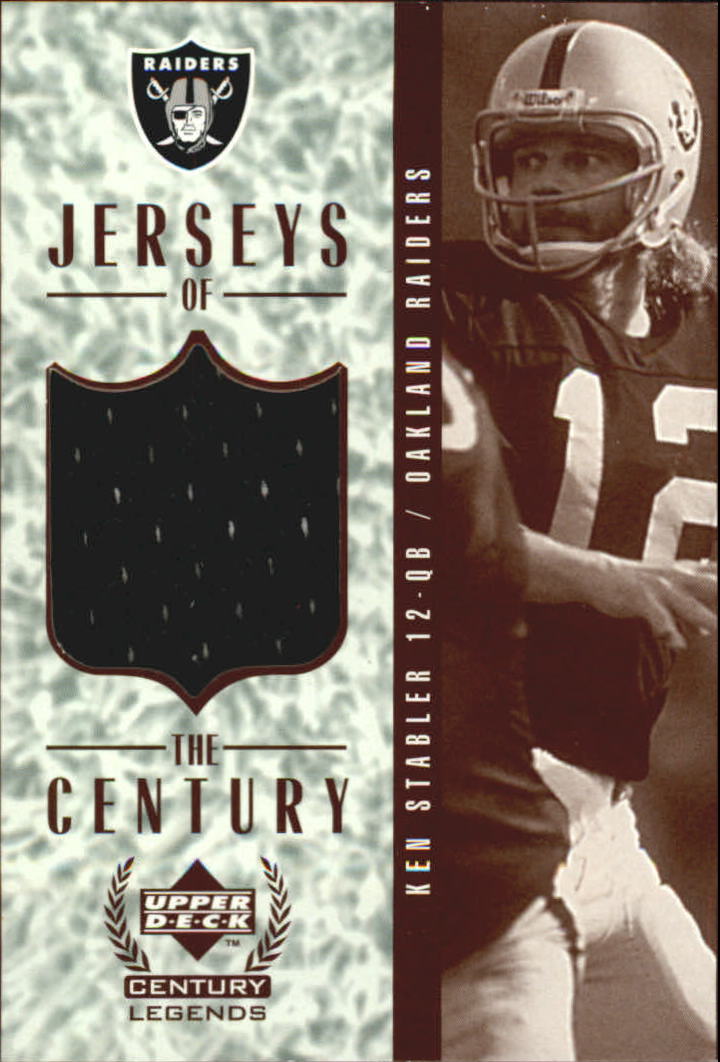 1999 Upper Deck Century Legends Jerseys of the Century #GJ4 Ken Stabler